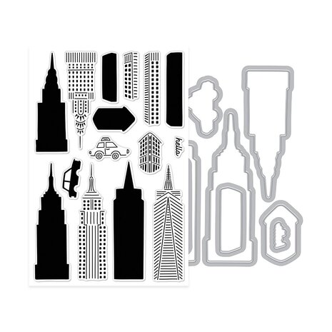 Hero Arts PRE-ORDER Parade Day Stamps & Dies In the City (DC365) Hero Arts PRE-ORDER Parade Day Stamps & Dies In the City (DC365)