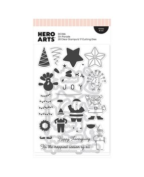 Hero Arts PRE-ORDER Parade Day Stamps & Dies On Parade (DC366)