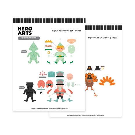 Hero Arts PRE-ORDER Parade Day Die Set Big Fun Add On (DF323) Hero Arts PRE-ORDER Parade Day Die Set Big Fun Add On (DF323)
