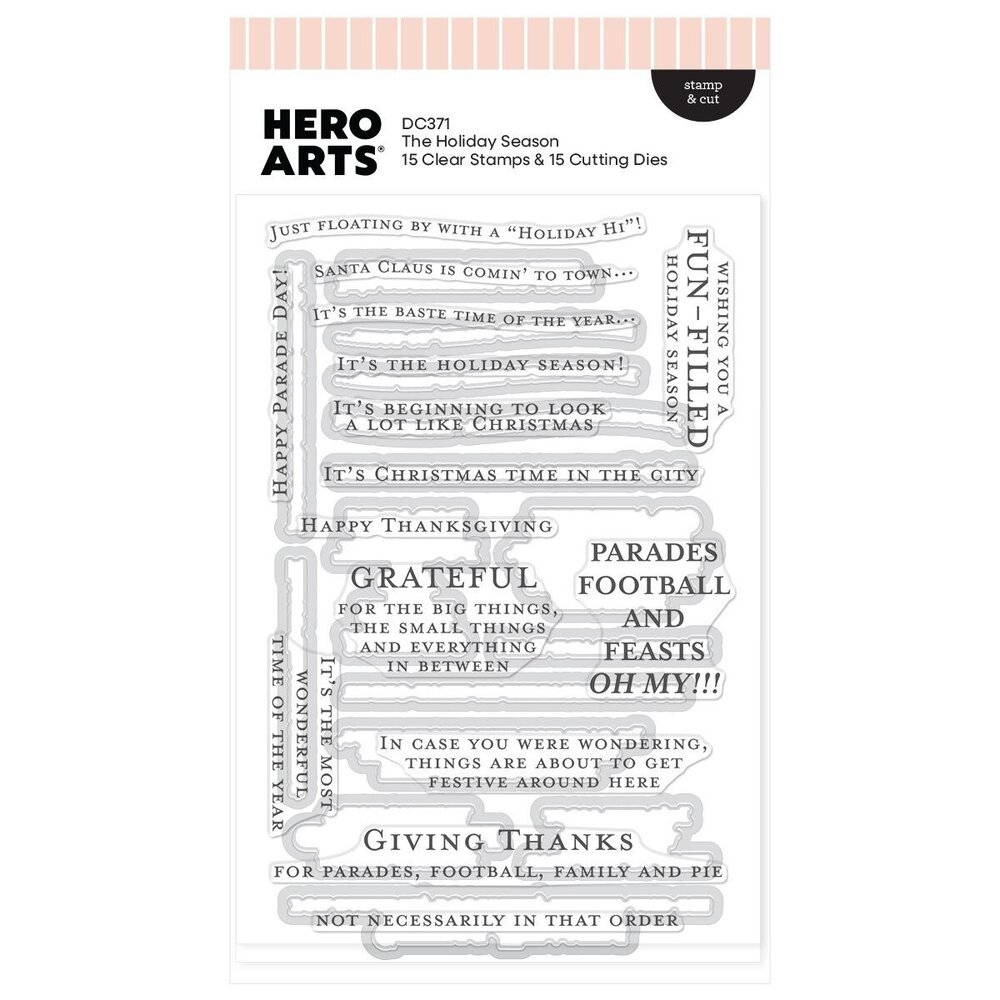 Hero Arts PRE-ORDER Parade Day I Want It All Bundle (WB1226) Hero Arts PRE-ORDER Parade Day I Want It All Bundle (WB1226)