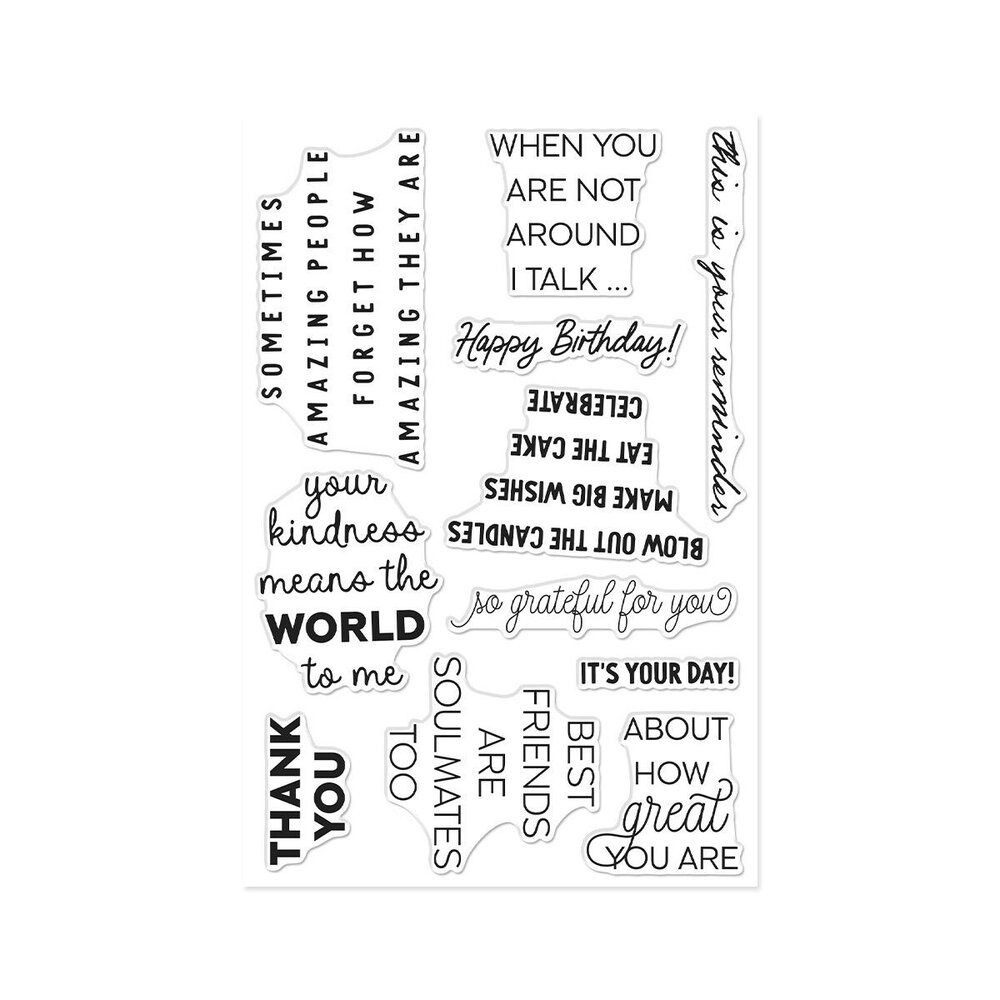Hero Arts PRE-ORDER Say It With Style Stamp Set Say It Inside & Out (CM883) Hero Arts PRE-ORDER Say It With Style Stamp Set Say It Inside & Out (CM883)