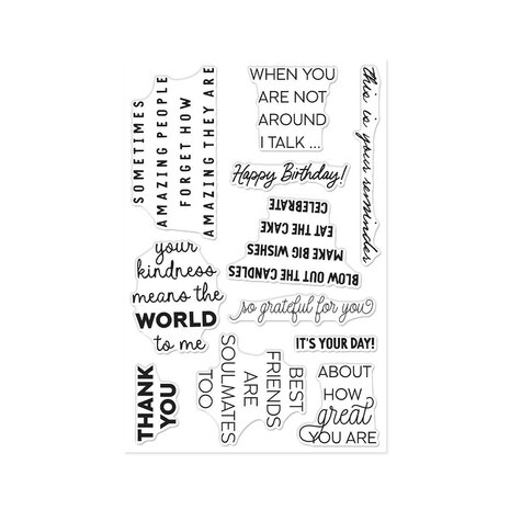 Hero Arts PRE-ORDER Say It With Style Stamp Set Say It Inside & Out (CM883) Hero Arts PRE-ORDER Say It With Style Stamp Set Say It Inside & Out (CM883)