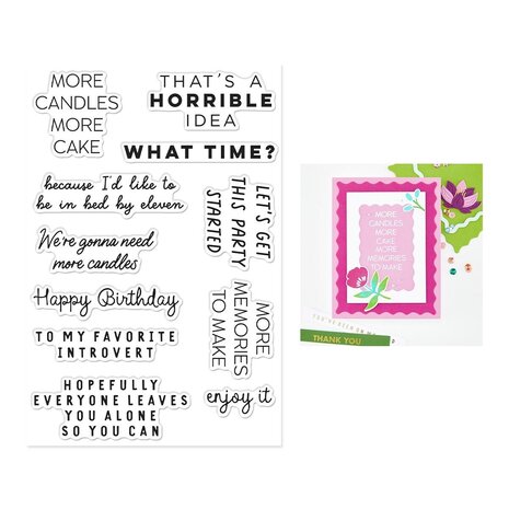 Hero Arts PRE-ORDER Say It With Style Stamp Set Birthdays Inside & Out (CM884) Hero Arts PRE-ORDER Say It With Style Stamp Set Birthdays Inside & Out (CM884)