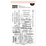 Hero Arts PRE-ORDER Say It With Style Stamps & Dies Say It Inside & Out (DC378)