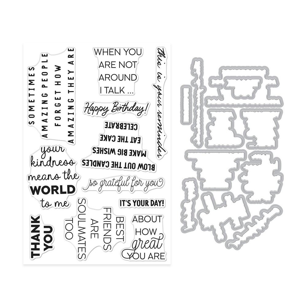 Hero Arts PRE-ORDER Say It With Style Stamps & Dies Say It Inside & Out (DC378) Hero Arts PRE-ORDER Say It With Style Stamps & Dies Say It Inside & Out (DC378)