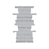Hero Arts PRE-ORDER Say It With Style Letterpress + Foil Sentiment Strips XL Everyday (HP136) Hero Arts PRE-ORDER Say It With Style Letterpress + Foil Sentiment Strips XL Everyday (HP136)