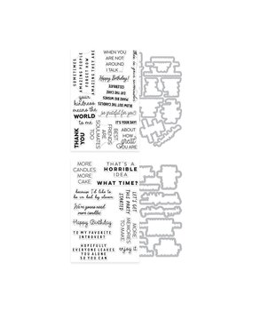 Hero Arts PRE-ORDER Say It With Style Stamp & Die Bundle (WB1219) Hero Arts PRE-ORDER Say It With Style Stamp & Die Bundle (WB1219)