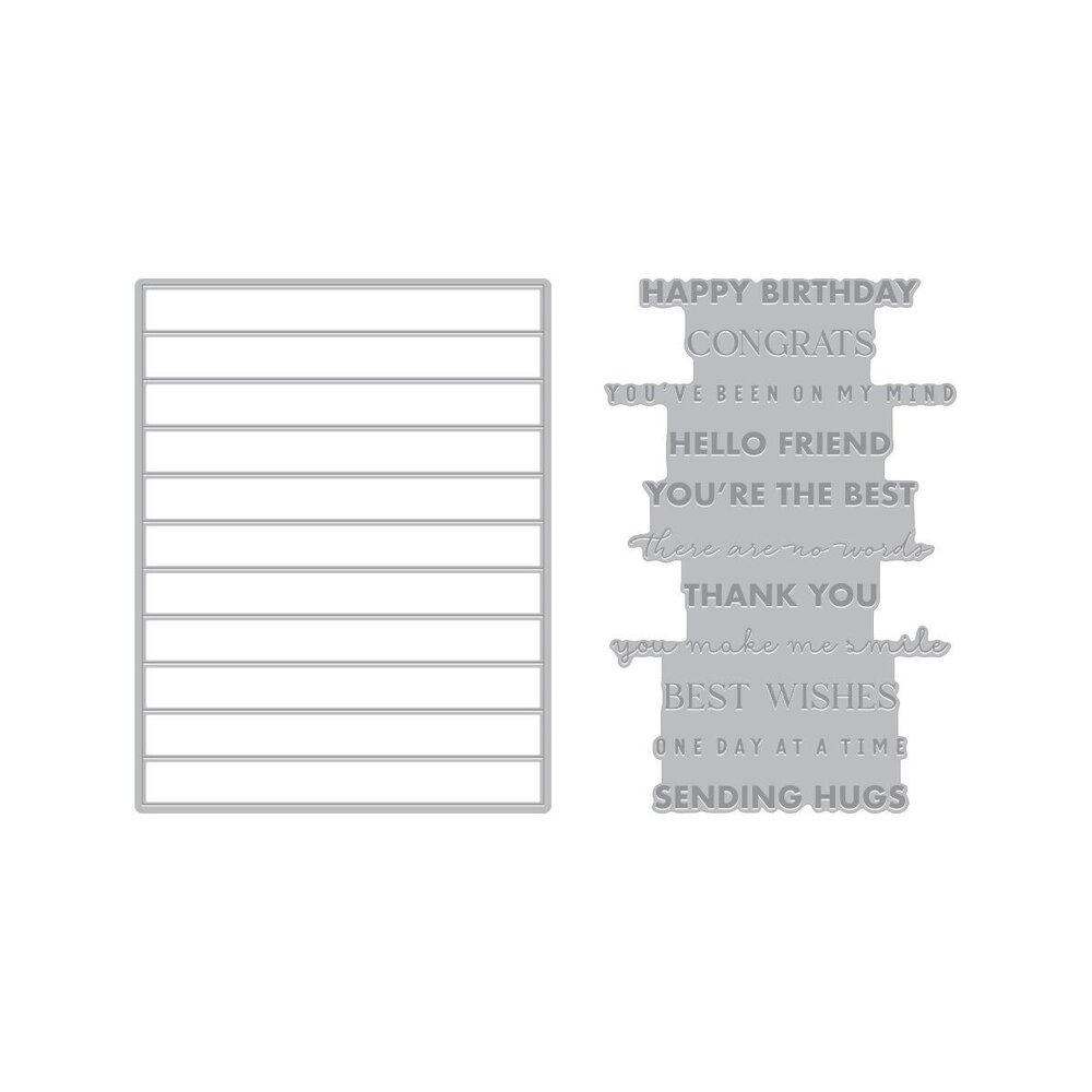 Hero Arts PRE-ORDER Say It With Style Letterpress Foil and Die Bundle (WB1220) Hero Arts PRE-ORDER Say It With Style Letterpress Foil and Die Bundle (WB1220)
