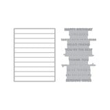 Hero Arts PRE-ORDER Say It With Style Letterpress Foil and Die Bundle (WB1220)