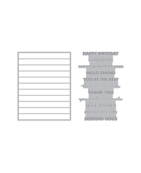 Hero Arts PRE-ORDER Say It With Style Letterpress Foil and Die Bundle (WB1220) Hero Arts PRE-ORDER Say It With Style Letterpress Foil and Die Bundle (WB1220)
