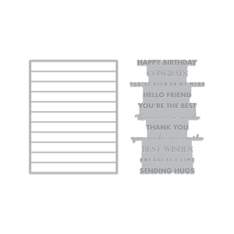 Hero Arts PRE-ORDER Say It With Style Letterpress Foil and Die Bundle (WB1220) Hero Arts PRE-ORDER Say It With Style Letterpress Foil and Die Bundle (WB1220)