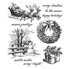 Stampers Anonymous PRE-ORDER Cling Stamps Christmas Spirit (CMS501) Stampers Anonymous PRE-ORDER Cling Stamps Christmas Spirit (CMS501)