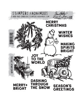 Stampers Anonymous Cling Stamps Wonderment (CMS504) Stampers Anonymous Cling Stamps Wonderment (CMS504)