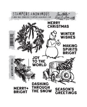 Stampers Anonymous PRE-ORDER Cling Stamps Wonderment (CMS504) Stampers Anonymous PRE-ORDER Cling Stamps Wonderment (CMS504)