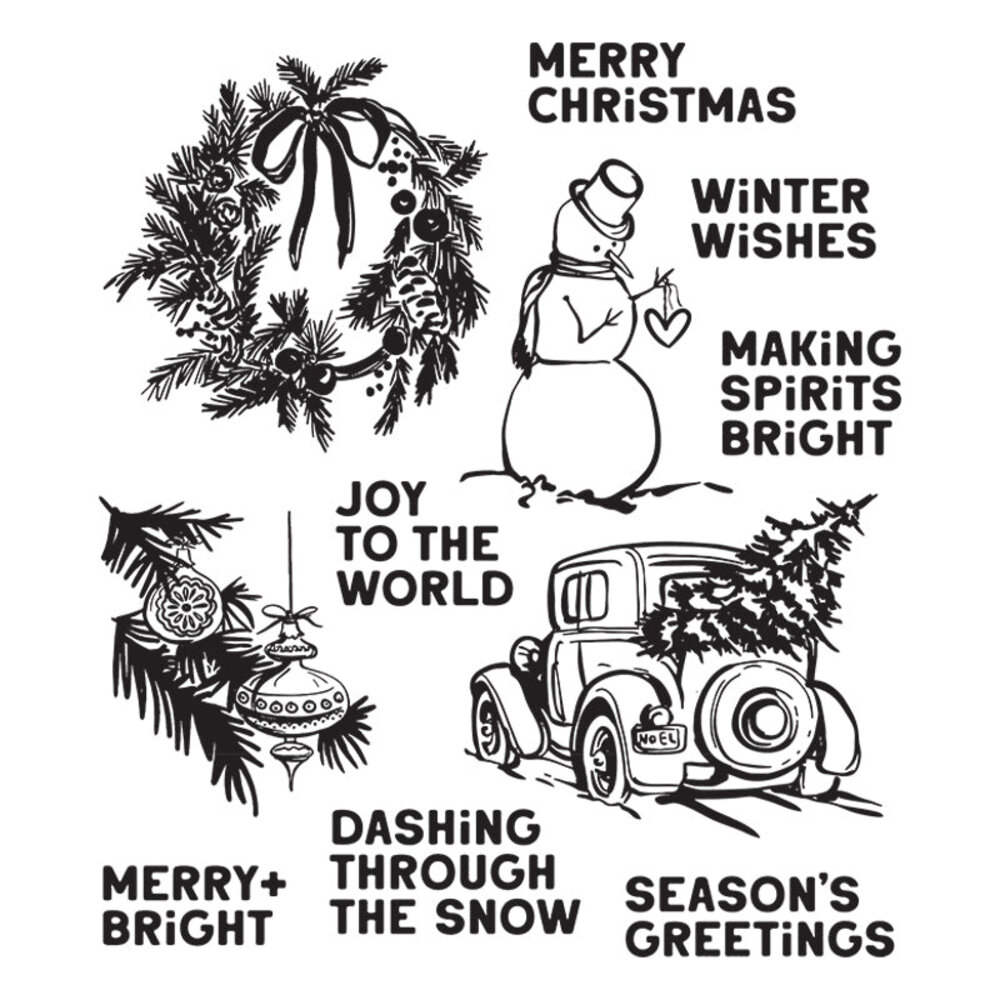 Stampers Anonymous PRE-ORDER Cling Stamps Wonderment (CMS504) Stampers Anonymous PRE-ORDER Cling Stamps Wonderment (CMS504)