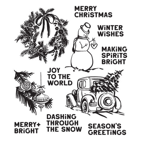 Stampers Anonymous PRE-ORDER Cling Stamps Wonderment (CMS504) Stampers Anonymous PRE-ORDER Cling Stamps Wonderment (CMS504)