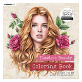 Studio Light Jenine's Mindful Art 8x8 Inch Coloring Book Timeless Beauty (JMA-ES-CB18)