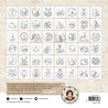 Studio Light Jenine's Mindful Art 8x8 Inch Coloring Book Serene Animals (JMA-ES-CB19) Studio Light Jenine's Mindful Art 8x8 Inch Coloring Book Serene Animals (JMA-ES-CB19)