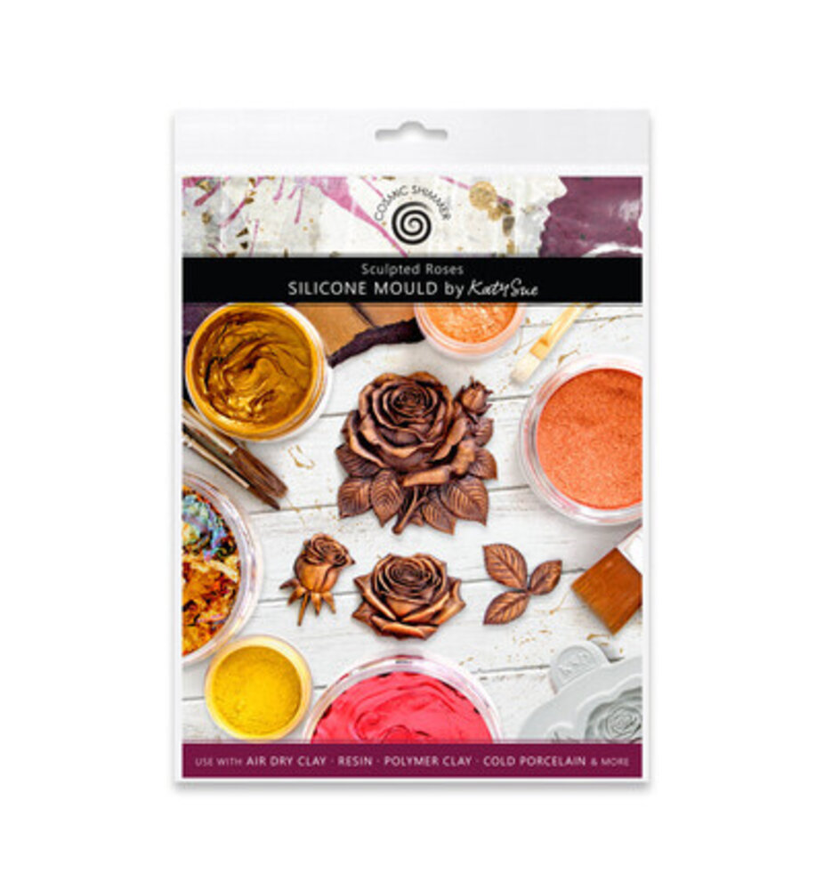 Cosmic Shimmer Silicone Mould Sculpted Roses (CF0171-CS)