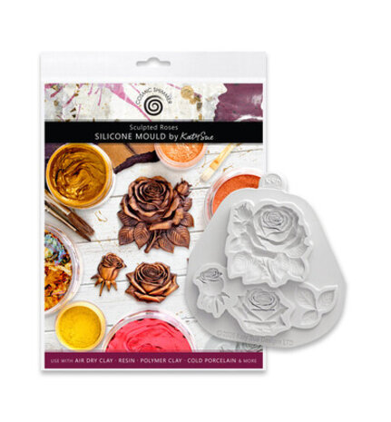 Cosmic Shimmer Silicone Mould Sculpted Roses (CF0171-CS)