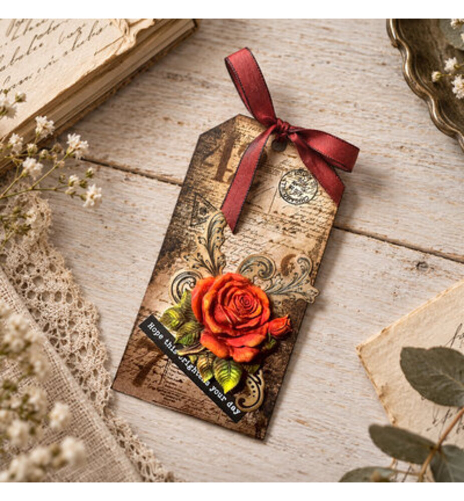 Cosmic Shimmer Silicone Mould Sculpted Roses (CF0171-CS)