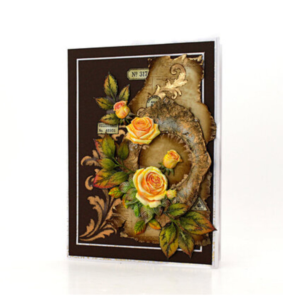 Cosmic Shimmer Silicone Mould Sculpted Roses (CF0171-CS)
