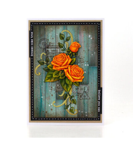 Cosmic Shimmer Silicone Mould Sculpted Roses (CF0171-CS)