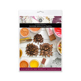 Cosmic Shimmer Silicone Mould Sculpted Peonies (CF0172-CS)