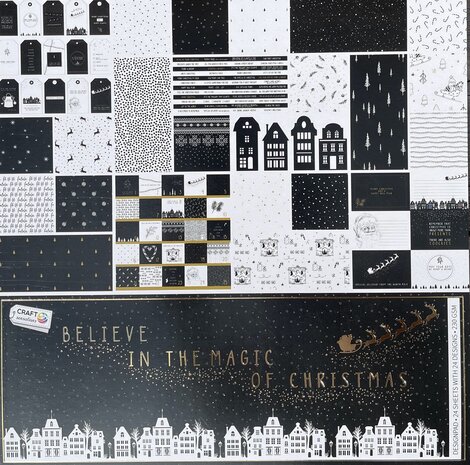 Craft Sensations Believe In The Magic of Christmas 12x12 Inch Paper Pad (CR0382K/22A) Craft Sensations Believe In The Magic of Christmas 12x12 Inch Paper Pad (CR0382K/22A)