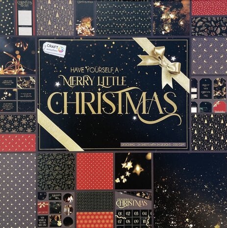 Craft Sensations Have Yourself a Merry Little Christmas 12x12 Inch Paper Pad (CR0382K/23A) Craft Sensations Have Yourself a Merry Little Christmas 12x12 Inch Paper Pad (CR0382K/23A)