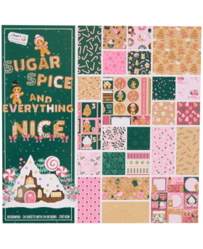 Craft Sensations Suger Spice and Everything Nice 12x12 Inch Paper Pad (2562887) Craft Sensations Suger Spice and Everything Nice 12x12 Inch Paper Pad (2562887)