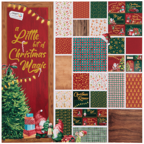 Craft Sensations A Little Bit of Christmas Magic 12x12 Inch Paper Pad (2562887) Craft Sensations A Little Bit of Christmas Magic 12x12 Inch Paper Pad (2562887)