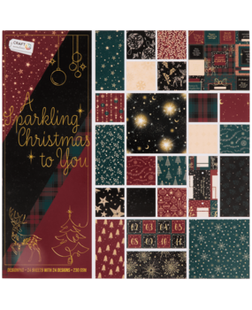 Craft Sensations A Sparkling Christmas to You 12x12 Inch Paper Pad (2562887) Craft Sensations A Sparkling Christmas to You 12x12 Inch Paper Pad (2562887)