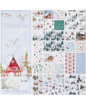 Craft Sensations Walking in a Winter Wonderland 12x12 Inch Paper Pad (3224848) Craft Sensations Walking in a Winter Wonderland 12x12 Inch Paper Pad (3224848)