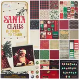 Craft Sensations Santa Claus is Coming to Towm 12x12 Inch Paper Pad (3224848)