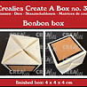 Crealies Create A Box Dies Doosje Voor één Bonbon (CCAB35)