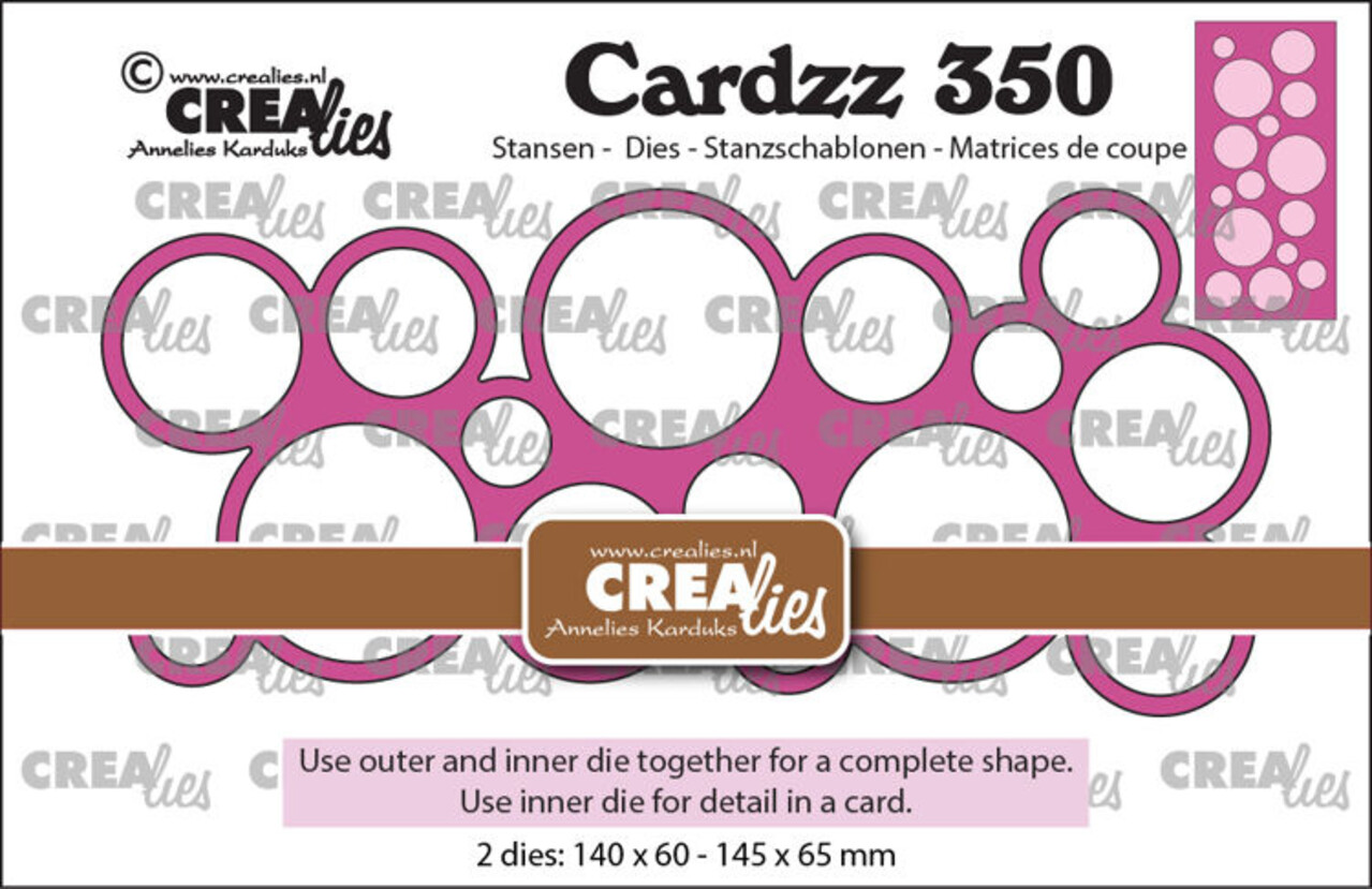 Crealies Cardzz Dies Veel Cirkels (CLCZ350) Crealies Cardzz Dies Veel Cirkels (CLCZ350)