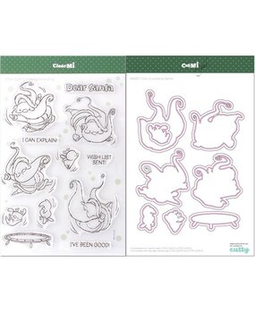 Impronte d'Autore Jumping Santa Stamp & Dies (88687-CML-D)