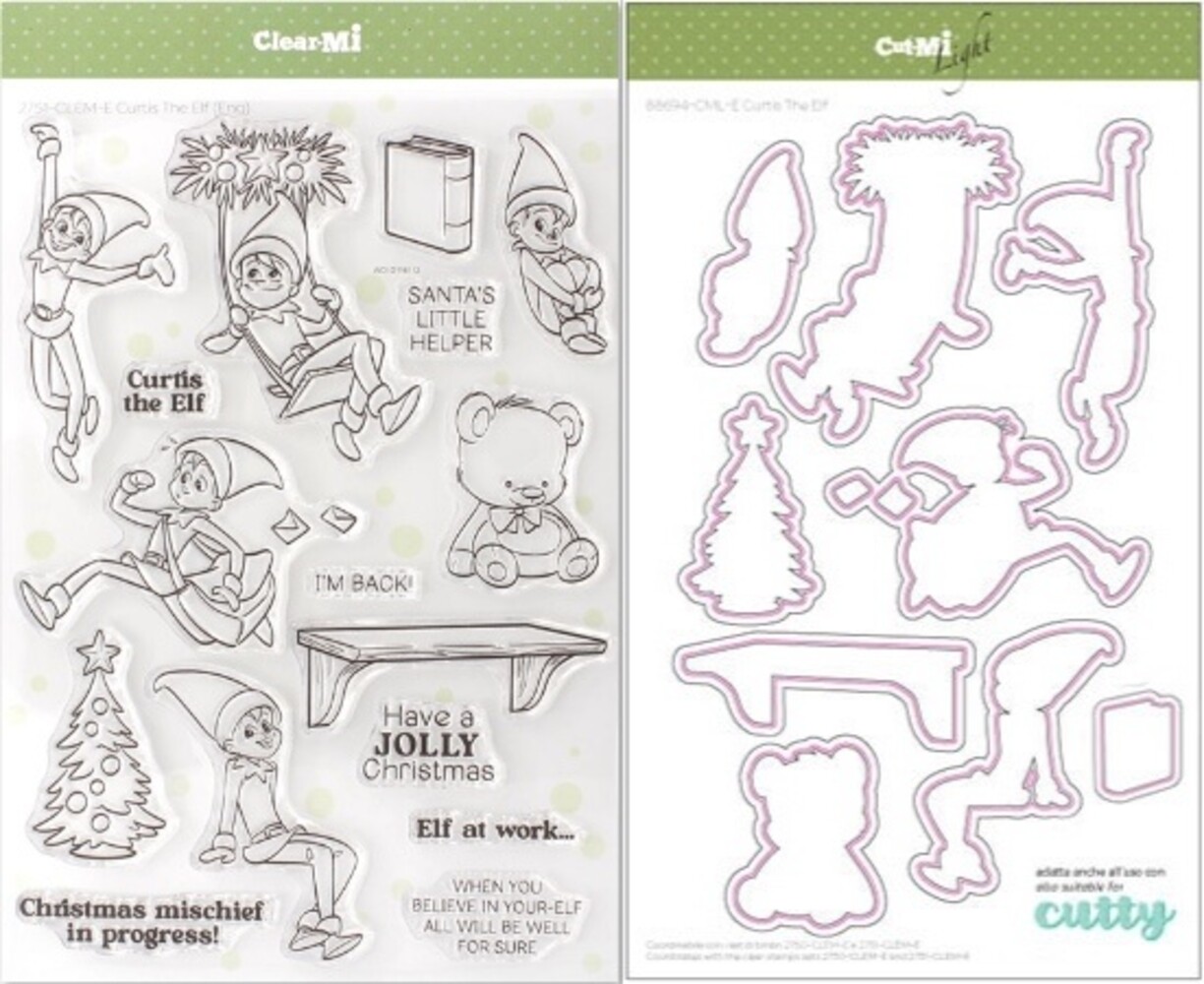 Impronte d'Autore Curtis the Elf Stamp & Dies (88694-CML-E) Impronte d'Autore Curtis the Elf Stamp & Dies (88694-CML-E)