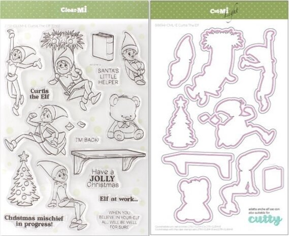 Impronte d'Autore Curtis the Elf Stamp & Dies (88694-CML-E) Impronte d'Autore Curtis the Elf Stamp & Dies (88694-CML-E)