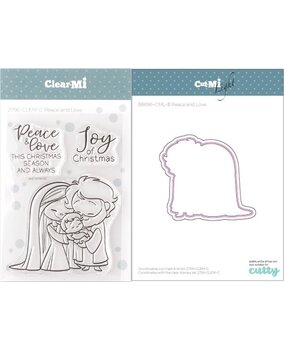 Impronte d'Autore Peace and Love Stamp & Dies (88696-CML-B)