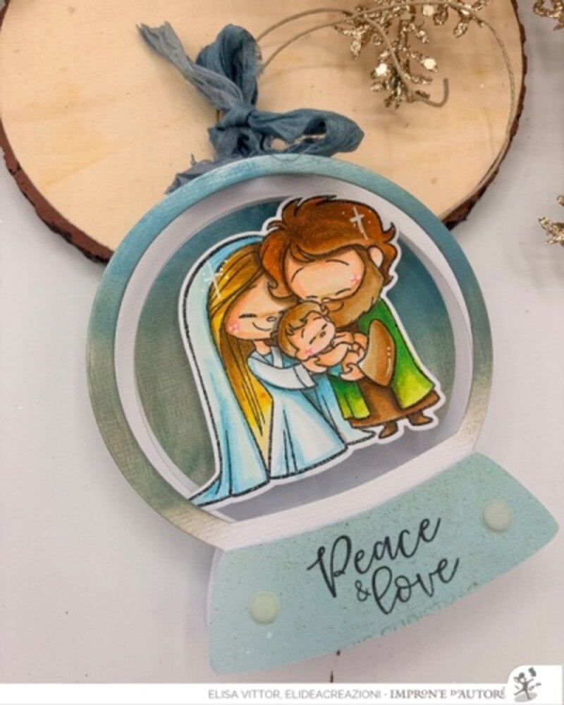 Impronte d'Autore Peace and Love Clear Stamp (2756-CLEM-C) Impronte d'Autore Peace and Love Clear Stamp (2756-CLEM-C)