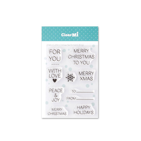 Impronte d'Autore XMas Sentiment Clear Stamp (2745-CLEM-C) Impronte d'Autore XMas Sentiment Clear Stamp (2745-CLEM-C)