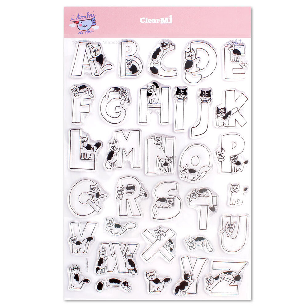 Impronte d'Autore Alfabeto Gatto Clear Stamp (2767-CLEM-E) Impronte d'Autore Alfabeto Gatto Clear Stamp (2767-CLEM-E)