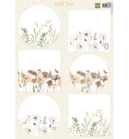 Marianne Design PRE-ORDER Earth Tones A4 Decoupage Backgrounds (VK9660) Marianne Design PRE-ORDER Earth Tones A4 Decoupage Backgrounds (VK9660)