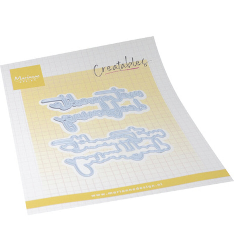 Marianne Design PRE-ORDER Creatables Met oprechte deelneming (LR0986) Marianne Design PRE-ORDER Creatables Met oprechte deelneming (LR0986)
