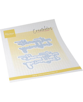 Marianne Design PRE-ORDER Creatables Met oprechte deelneming (LR0986) Marianne Design PRE-ORDER Creatables Met oprechte deelneming (LR0986)