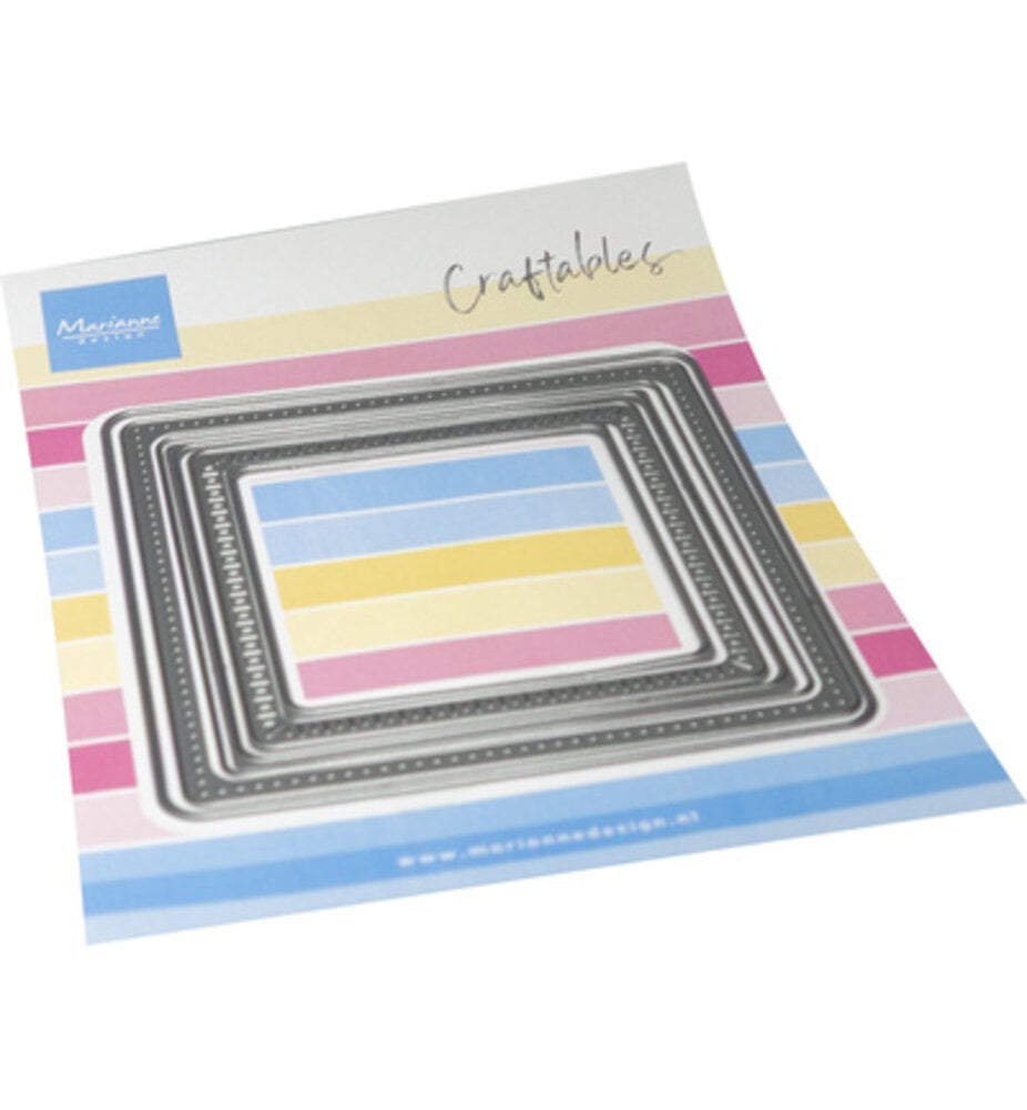 Marianne Design PRE-ORDER Craftables Squares (CR1755) Marianne Design PRE-ORDER Craftables Squares (CR1755)