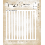 Tracy Evans Stripes 6x6 Inch Stencil (ST012)