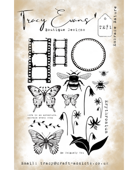 Tracy Evans Embrace Nature A5 Clear Stamp (TE071)
